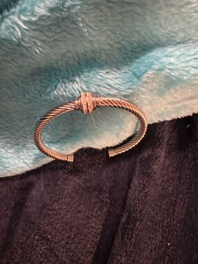 Gold-Tone Twisted Cable Cuff Bracelet - Women's Jewelry